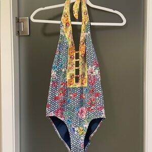 JOHNNY WAS Seaton Floral Swimsuit